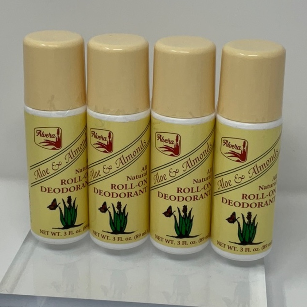 Riviera Aloe & Almonds All Natural Roll-On Deodorant - All Natural